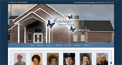 Desktop Screenshot of heritagefuneralhomeutah.com
